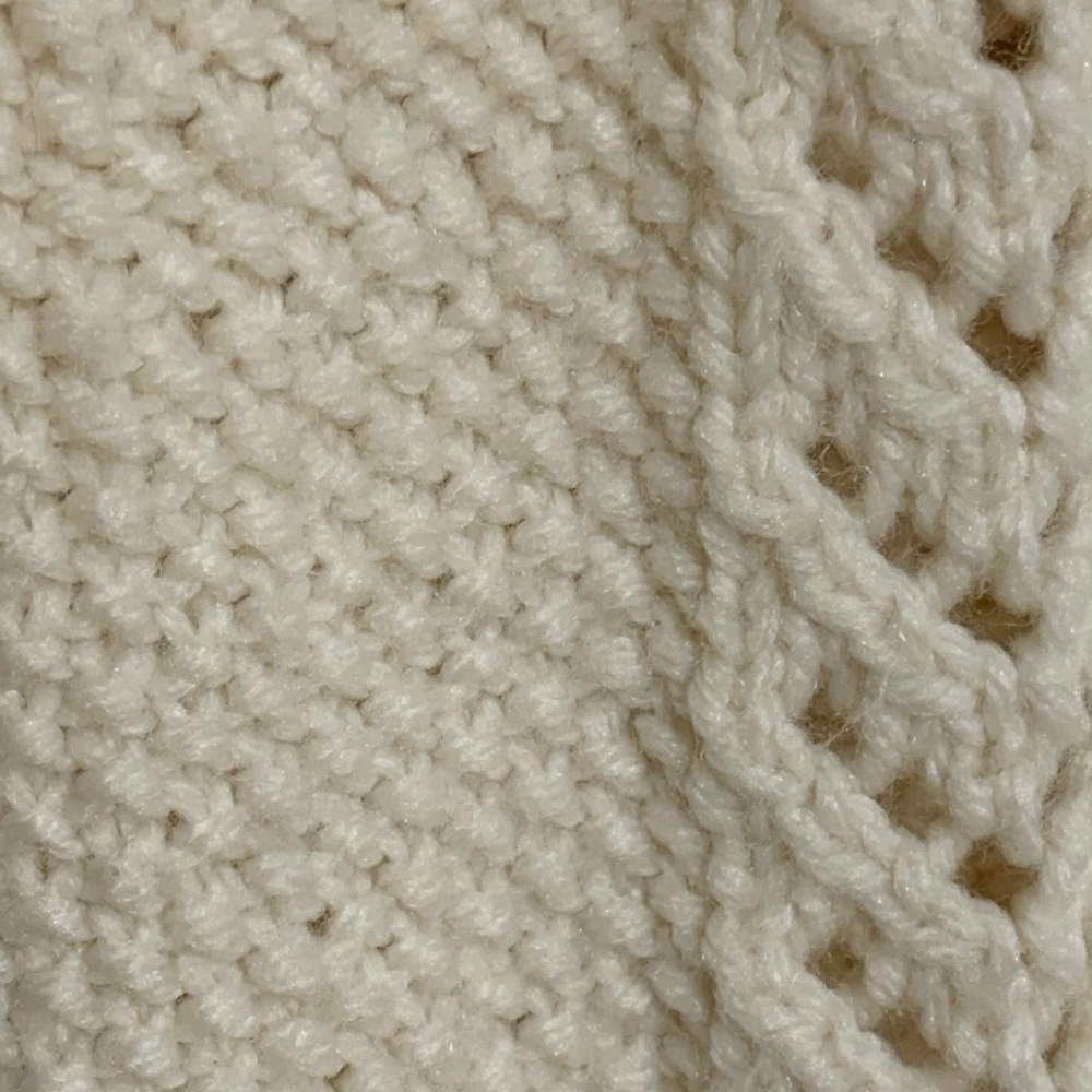 Hand Crochet Collared Button Front Cardigan - Picture 7 of 13